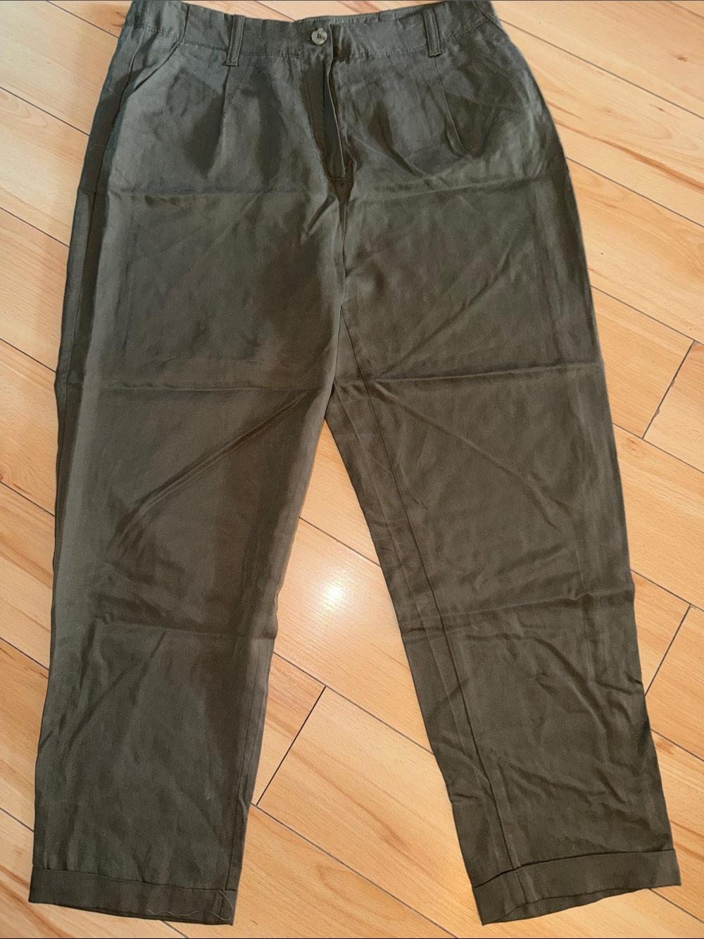 Dex Olive Green Casual Chinos